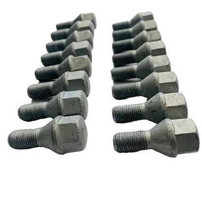 Kit  16 Unidades Parafuso Roda Liga Leve Fiat Strada Uno Original 60658212