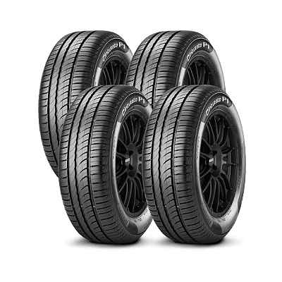 Kit 04 pneus 195/60R15 88H Cinturato P1 aro 15 Pirelli