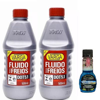Kit Combo 2 Óleo Fluido Freio Dot 5.1 Varga 500ml + BRINDE