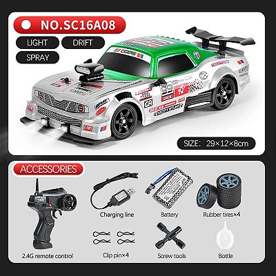 Carrinho controle remoto eletrico drift 4wd  2.4G