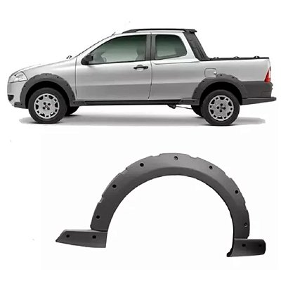 Moldura Paralama Esq. Strada Working 1.4 13/ Original Cinza 100185998