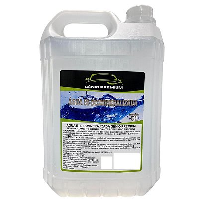 Agua bi desmineralizada 5 Litros Para Radiadores