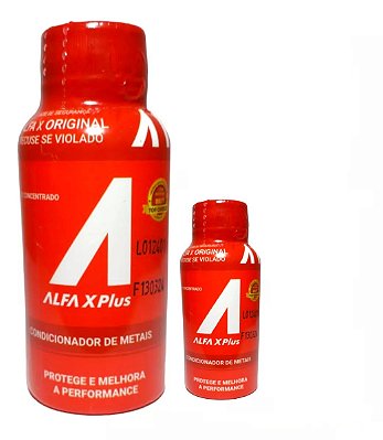 Kit 2 Alfa X Plus  Condicionador De Metais 100ml Cada