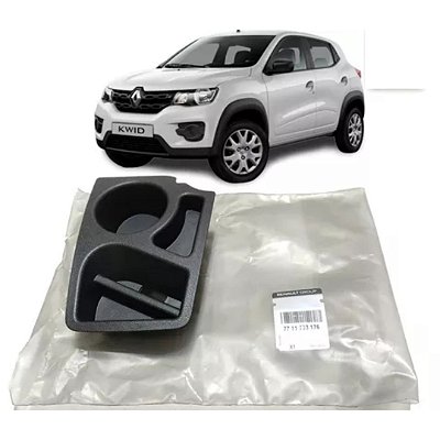 Porta Copos Renault Kwid 2017 a 2021 Original 7711733176