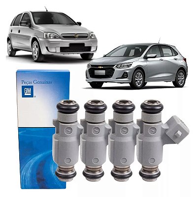 Kit 4 bicos injetores Chevrolet Celta Prisma 2010 94705391
