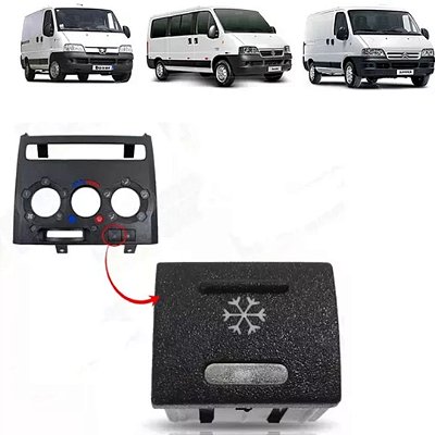 Interruptor Do Botão De Ar Ducato Boxer Jumper 2006 A 2017 Peça Original