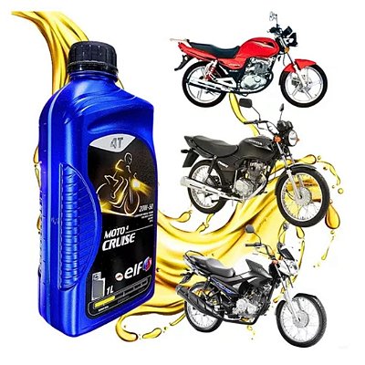 Oleo Elf 20w50 Cruise Moto 4t Mineral Premium 1litro