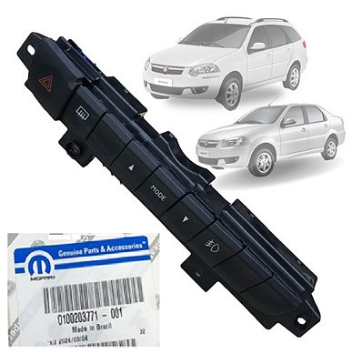 Interruptor Botão Mode Alerta Milha Fiat Siena Palio Weekend