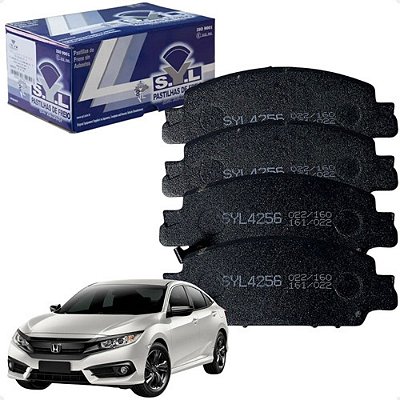 Pastilha Freio Dianteira Syl Civic 2.0 Ex Lx 2020 2021 2022