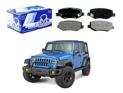 Pastilha Freio Traseira Original, Jeep Wrangler 3.6 2015