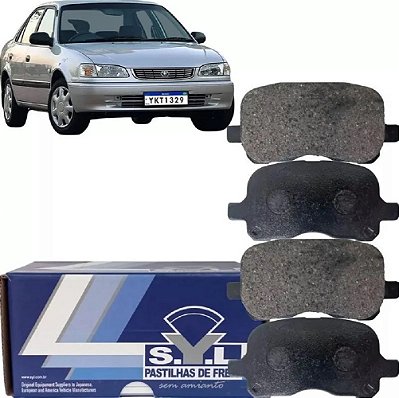 Pastilha Freio Diant. Toyota Corolla 1.6/1.8 16v 1997-2002