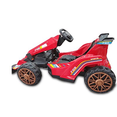 Kart Elétrico Infantil Até 100kg 12v Vermelho Bivolt C/audio