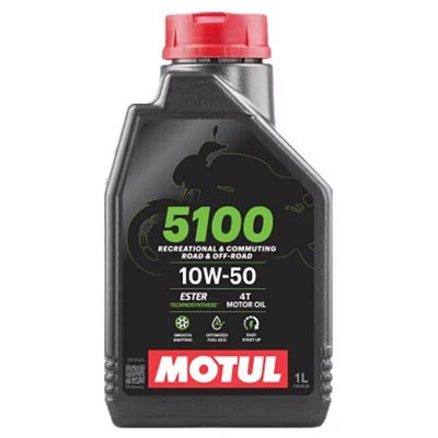 Óleo Motor De Moto Motul 5100 10w50 4t 1 Litro
