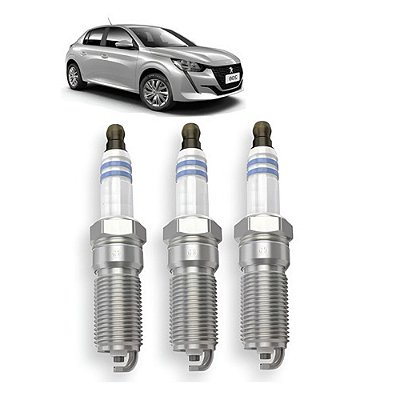 Kit 3 Velas Ignição Peugeot 208 1.0 3c Original 1681140780