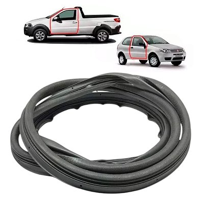 Borracha Da Porta Esquerda Palio E Strada 2 Portas Original