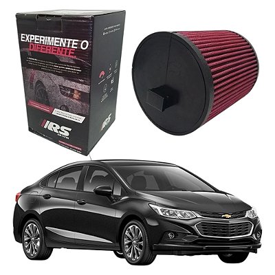 Filtro Ar Esportivo Rs Filters Gm Crevrolet Cruze 1.4 Turbo