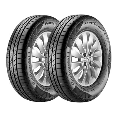 Kit De 2 Pneus Continental 185/60r15 84h Powercontact 2