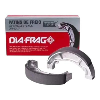 Sapata De Freio Traseira Dia-frag  Titan 125 150 160