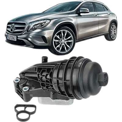 Trocador Calor Filtro Óleo Completo A200 Cla200 Gla200 B200 A2601800100 A2601800400 A2701800500 A2701800610