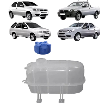 Reservatório Água Palio / Siena 2001... Idea - Radiador Valeo