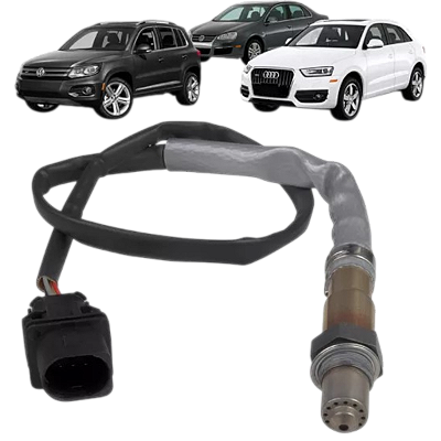 Sonda Lambda 5 Fios Audi A3 A5 A6 Q3 TT Jetta Tiguan Touareg Passat Porsche Cayenne 0258017169 06j906262m