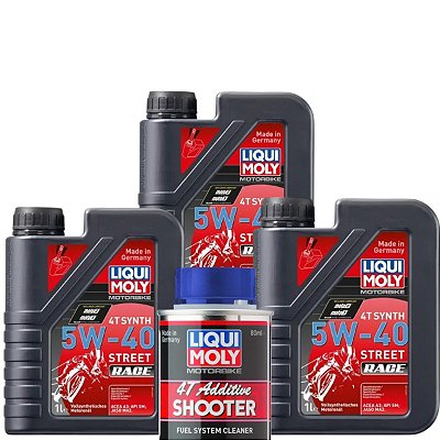 Óleo de motocicleta Liqui Moly 5w40 Motorbike Street Race 3L 2592-7837
