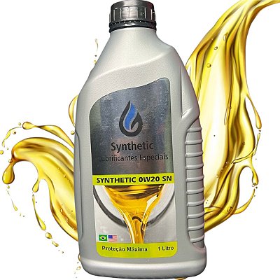 Óleo de Motor Synthetic 0w-20 Para Carro/Caminhonete 1l