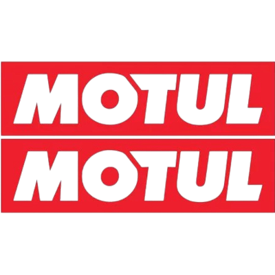 Adesivo Motul 13 Cm X 3,5 Cm Vermelho 2 Unidades
