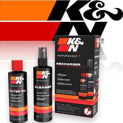 Kit Limpeza Filtro De Ar 99-5050 K&n Kn Squeeze Recharger + Brinde
