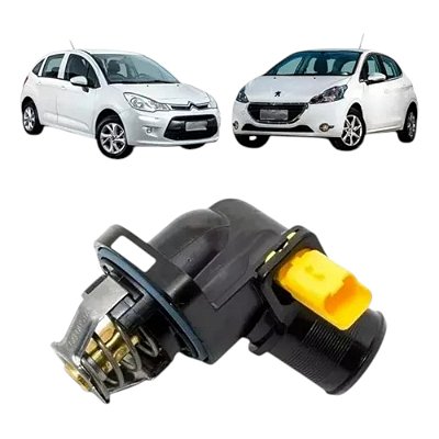 Válvula Termostática C/ Sensor Peugeot 208 Citroen C3 1.5 8v 1336Z2