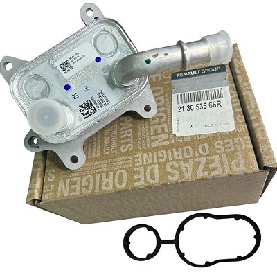 Trocador De Calor E Junta Original Logan Kwid Sandero 1.0 3cc Original 213053566R - 213043724R