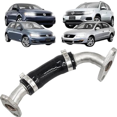 Mangueira Óleo Turbina A3 A4 A5 Q3 Q5 Jetta Eos Tiguan Fusca Passat 06h145735g