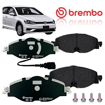 Jogo Pastilha Freio Dianteiro Brembo Audi A3 TT VW Golf GTI