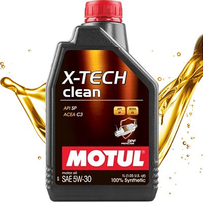 Óleo Motul X-tech Clean 5w30 4t Sintético Acea C3 Dpf Api Sp + BRINDE