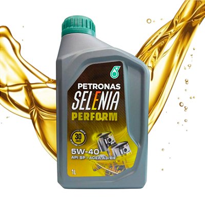 1 Litro Óleo Motor Sintético 5w40 Petronas Selenia Perform