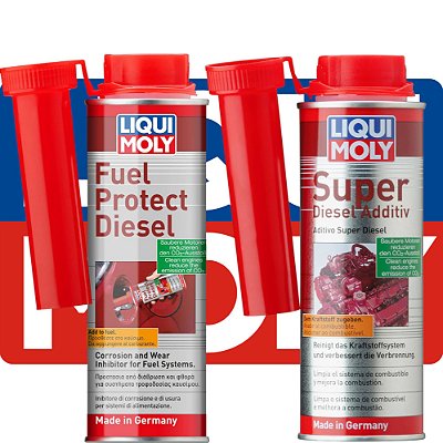 Kit Limpa Bicos + Protecao Para Diesel Liqui moly + Brinde