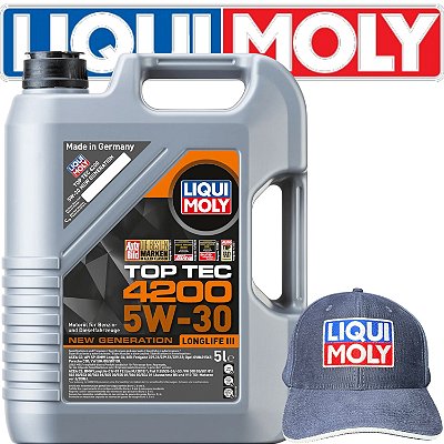 Óleo Motor 5w30 4200 Longlife Ill  Liquid Moly 5l 8973 + Brinde