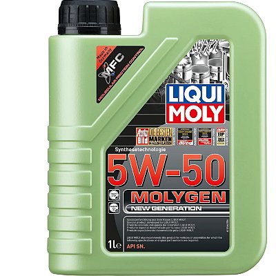 Óleo de Motor 5W50 Liqui Moly Molygen + Brinde