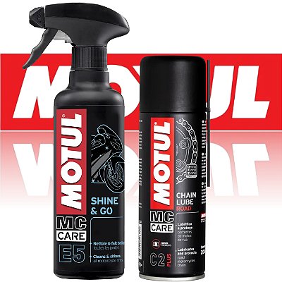 Motul Brilho Mc Care E5 Shine & Go 400ML + MC Care C2 200 ML