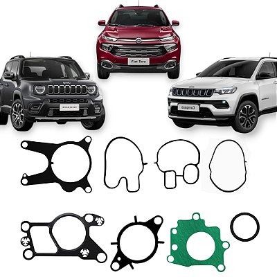 Kit Junta Trocador Calor Egr Fiat Toro Renegade 2.0 16v