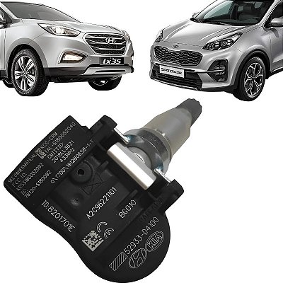 Sensor Pressão Pneu Tpms Sportage Sorento Santa Fé I30 Cadenza Kia Soul Elantra IX35  52933D4100 52933D2100 52933D9100