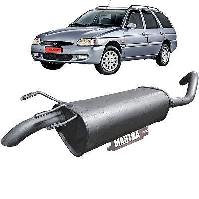 Escapamento Silencioso Escort Sw 1.8 16v Zetec 1997 A 2003 FR3225T