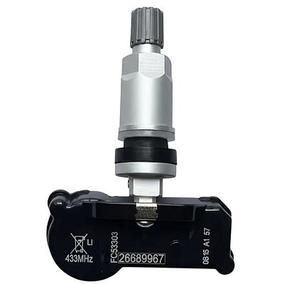 Sensor de pressão dos pneus (TPMS) que opera na frequência de 433 MHz - 26689967 / 26336019 / 26298231 / 26298230