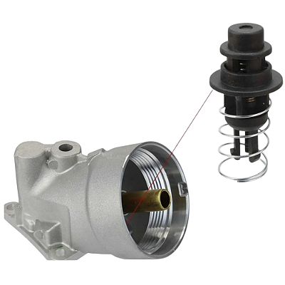 Válvula Retenção Alívio Filtro Óleo Motores Etorq 1.6 1.8