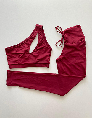 Conjunto Aura Bordô