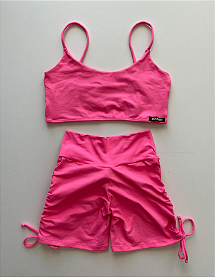 Conjunto Action Rosa Chiclete