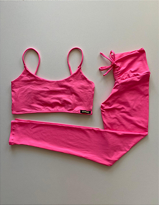 Conjunto Action Rosa Chiclete