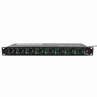 Amplificador Para 16 Fones De Ouvido AF8 - SANTO ANGELO