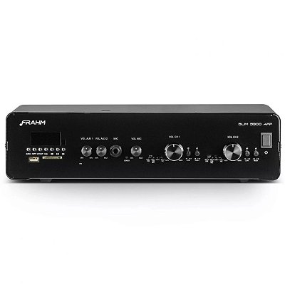 Amplificador de Sonorização de Ambiente 300W SLIM 3900 BLUETOOTH - FRAHM