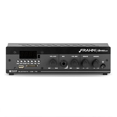 Amplificador de Sonorização de Ambiente 40W SLIM 1000 APP G2 - FRAHM